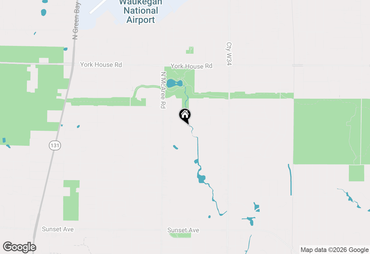 Map of 2811 Forest Lane, Waukegan, IL 60087