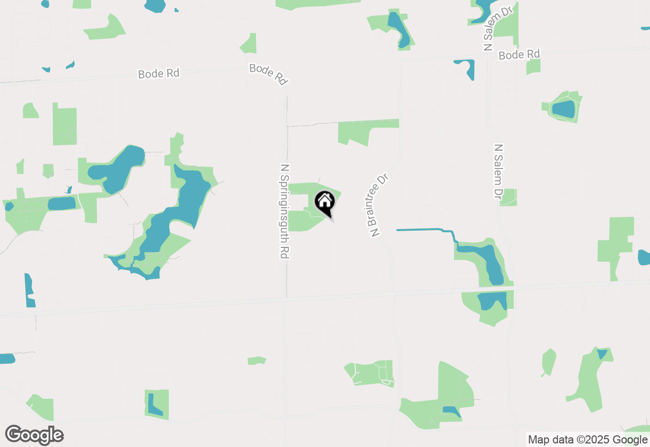 Map of 1422 Amherst Drive, Schaumburg, IL 60194