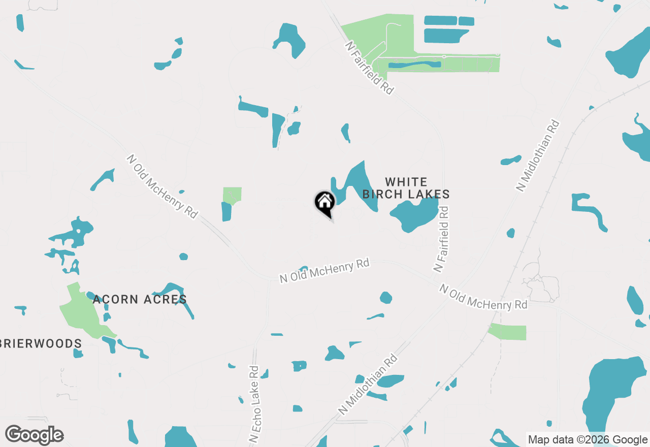 Map of 15 Mulberry Drive, Hawthorn Woods, IL 60047