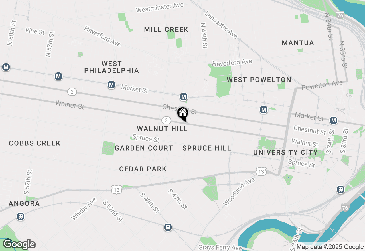 Map of 4610 Walnut Street, Philadelphia, PA 19139