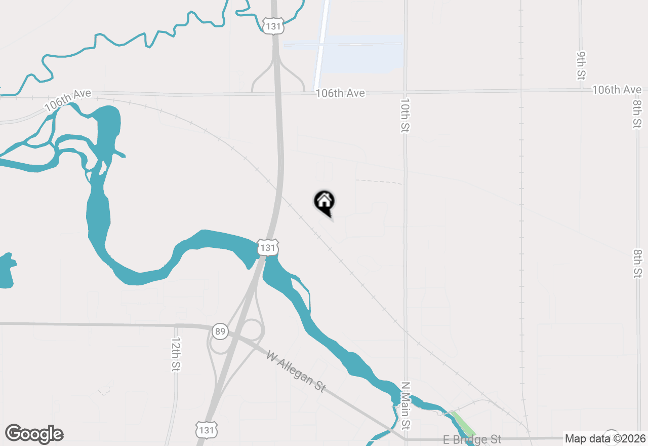 Map of 1069 S Stoneridge Drive, Plainwell, MI 49080