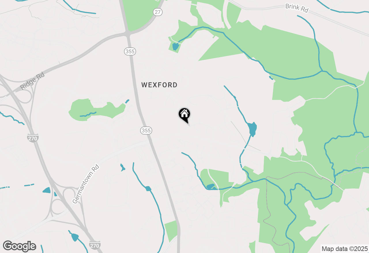 Map of 11411 Brook Run Drive, Germantown, MD 20876