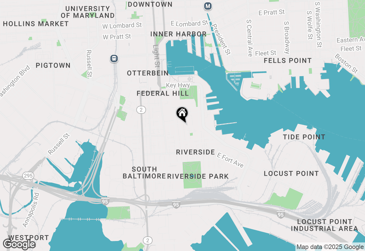 Map of 1205 Battery Avenue, Baltimore, MD 21230