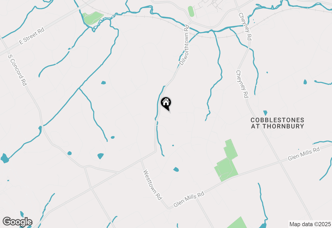Map of 96 Dilworthtown Road, Thornton, PA 19373