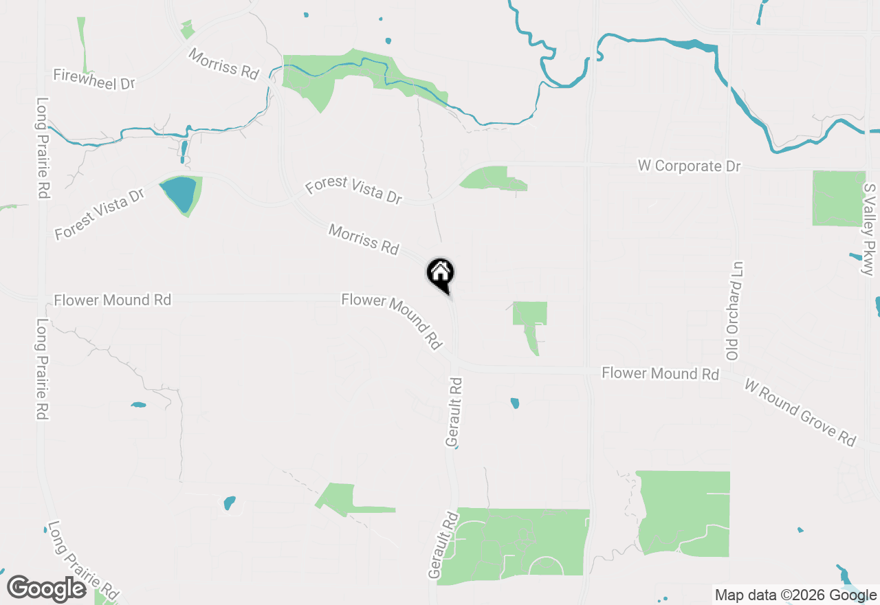 Map of 2041 Morriss Road, Flower Mound, TX 75028