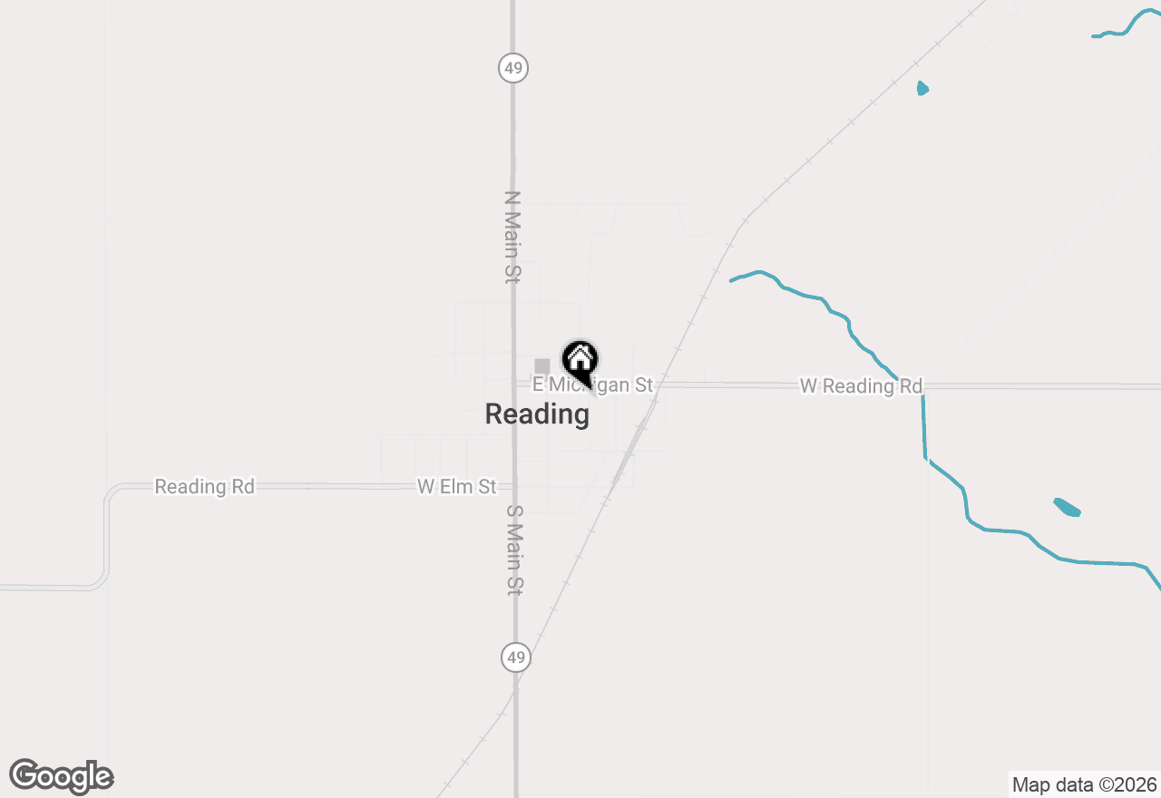 Map of 108 Lynn Street, Reading, MI 49274