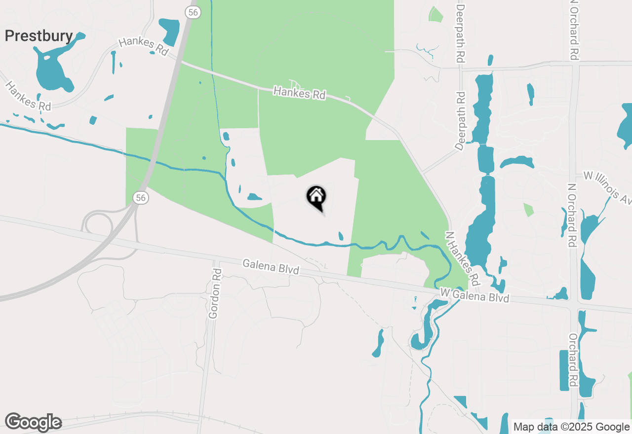 Map of 40W143 Wildwood Drive, Aurora, IL 60506