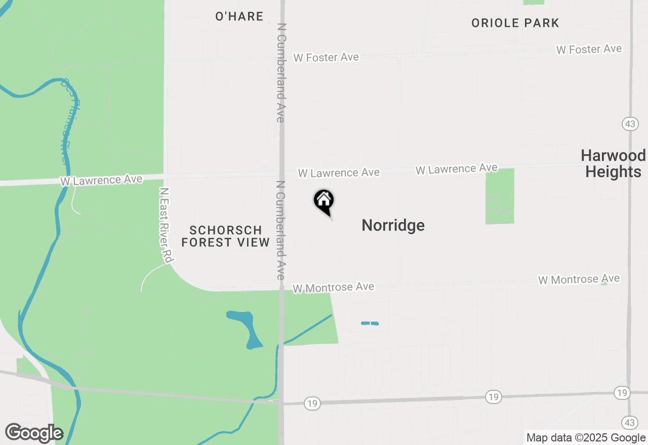 Map of 4611 N Thatcher Ave, Norridge, IL 60706