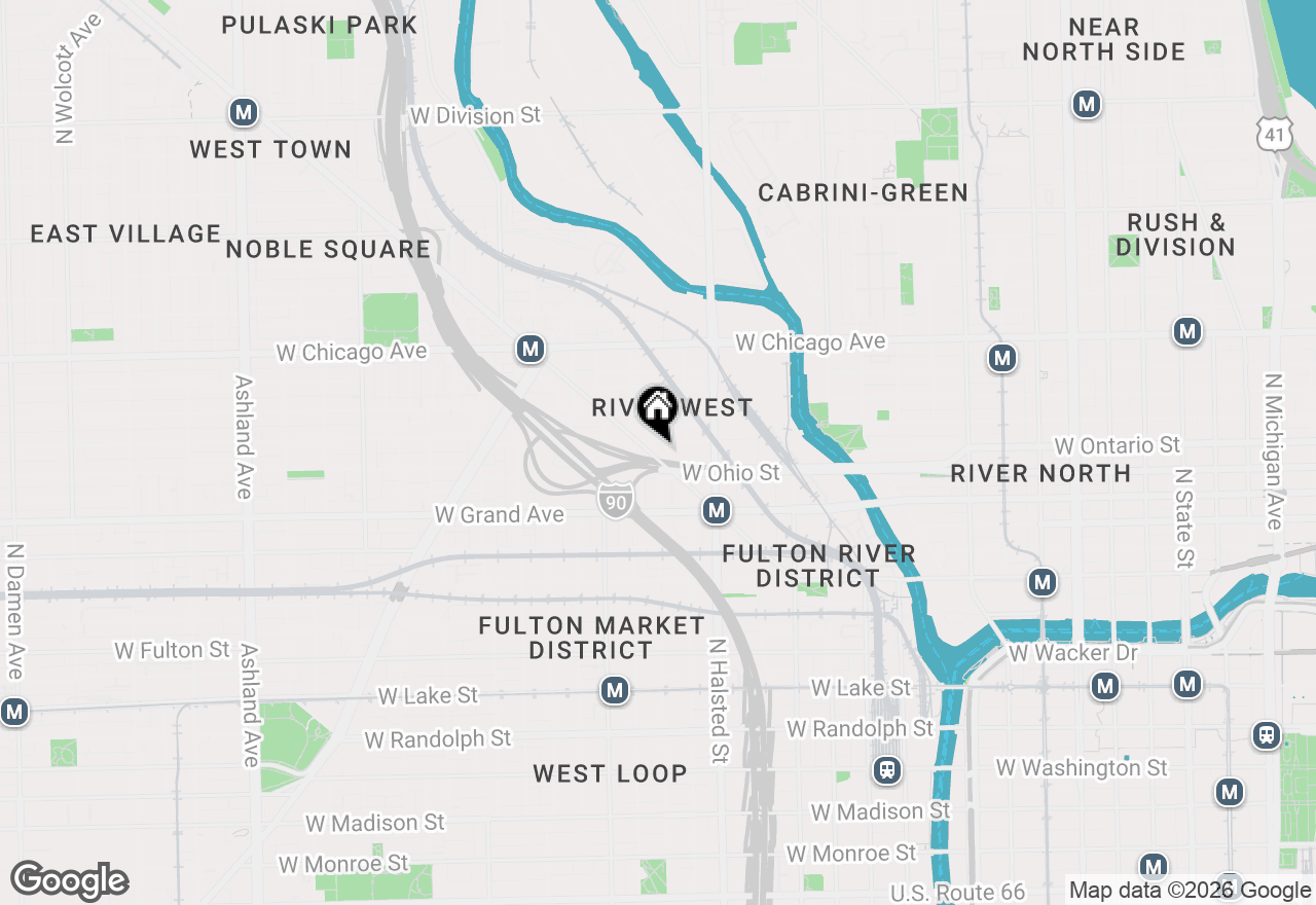Map of 859 W Erie Street #506, Chicago, IL 60622