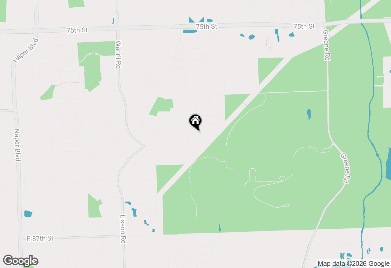 Map of 1800 Denison Road, Naperville, IL 60565