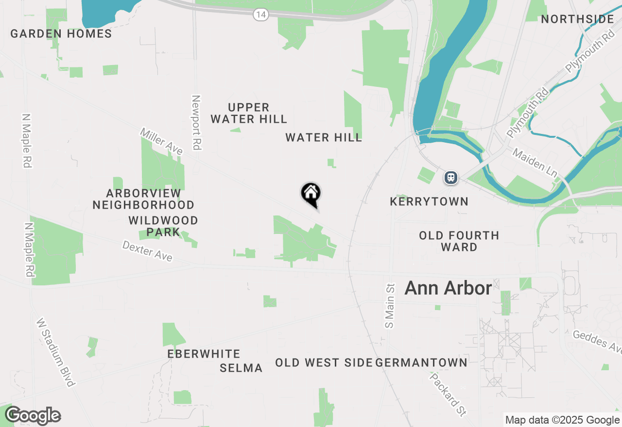 Map of 710 Miller Avenue #1, Ann Arbor, MI 48103