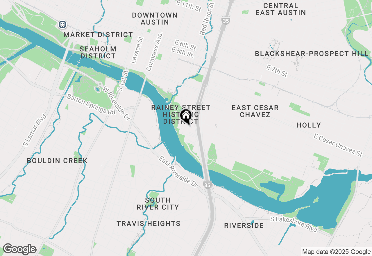 Map of 48 E East Ave #3203, Austin, TX 78701