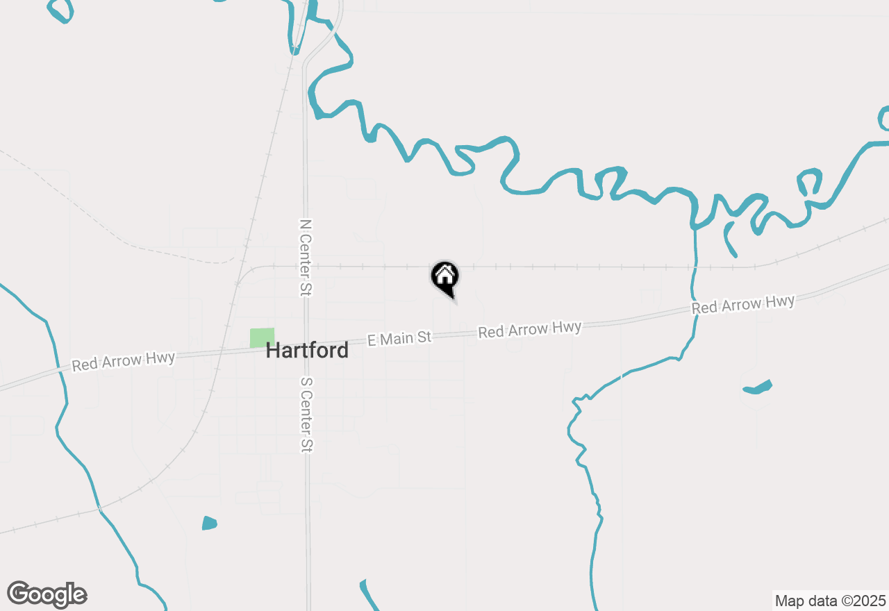 Map of 109 Austin Drive, Hartford, MI 49057