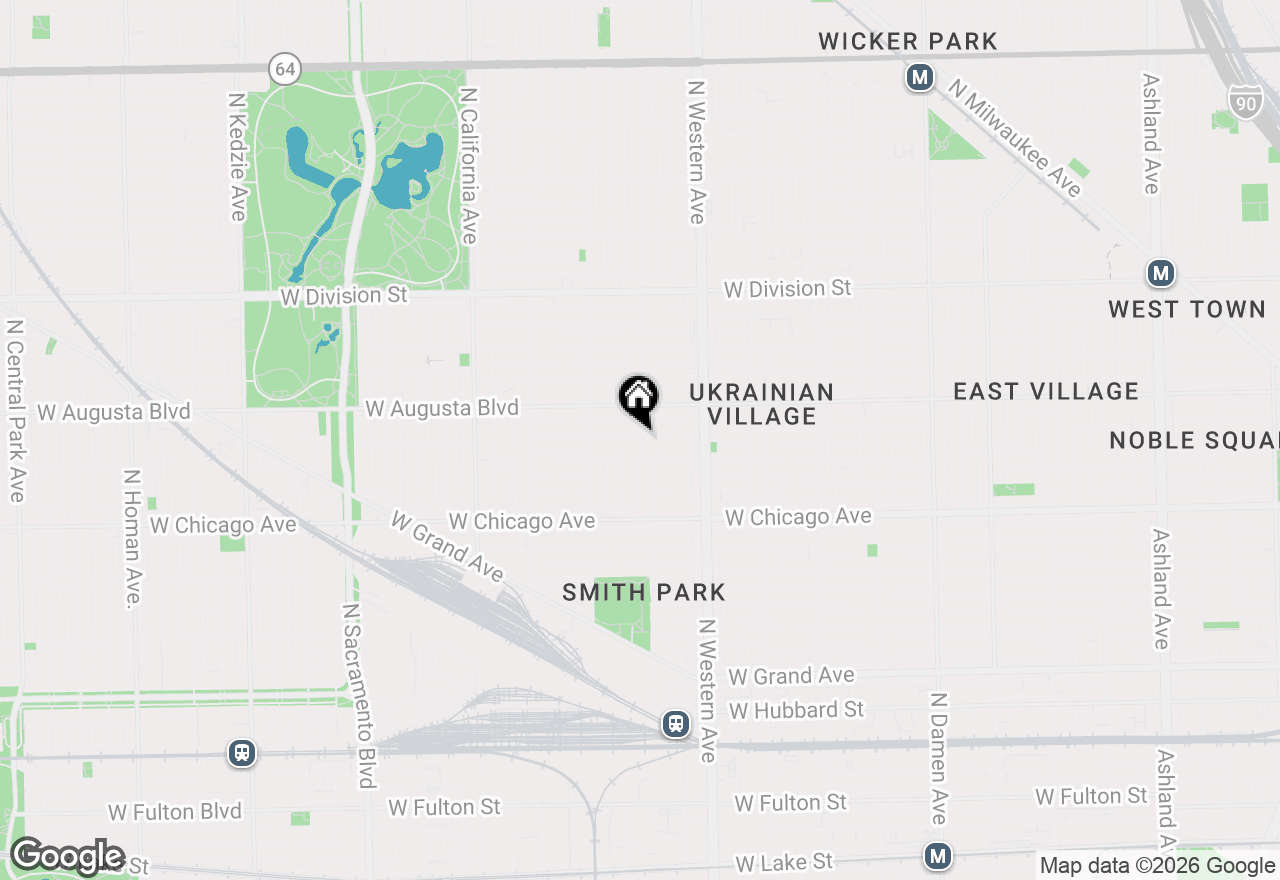 Map of 2507 W Walton Street, Chicago, IL 60622