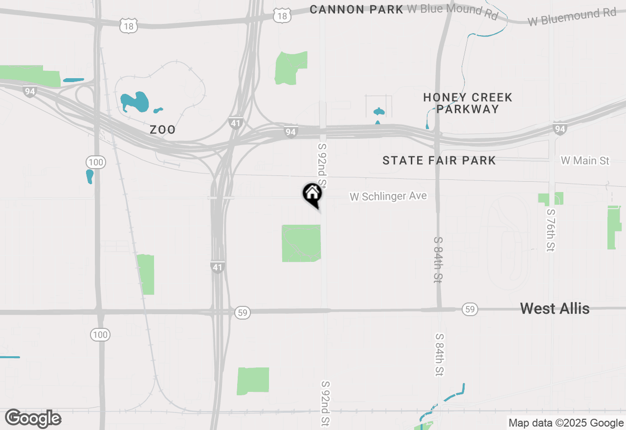 Map of 806 S 93rd St, West Allis, WI 53214