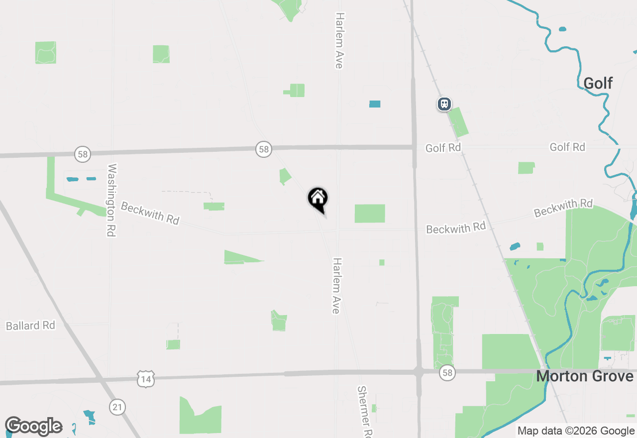 Map of 7300 Ponto Court, Morton Grove, IL 60053