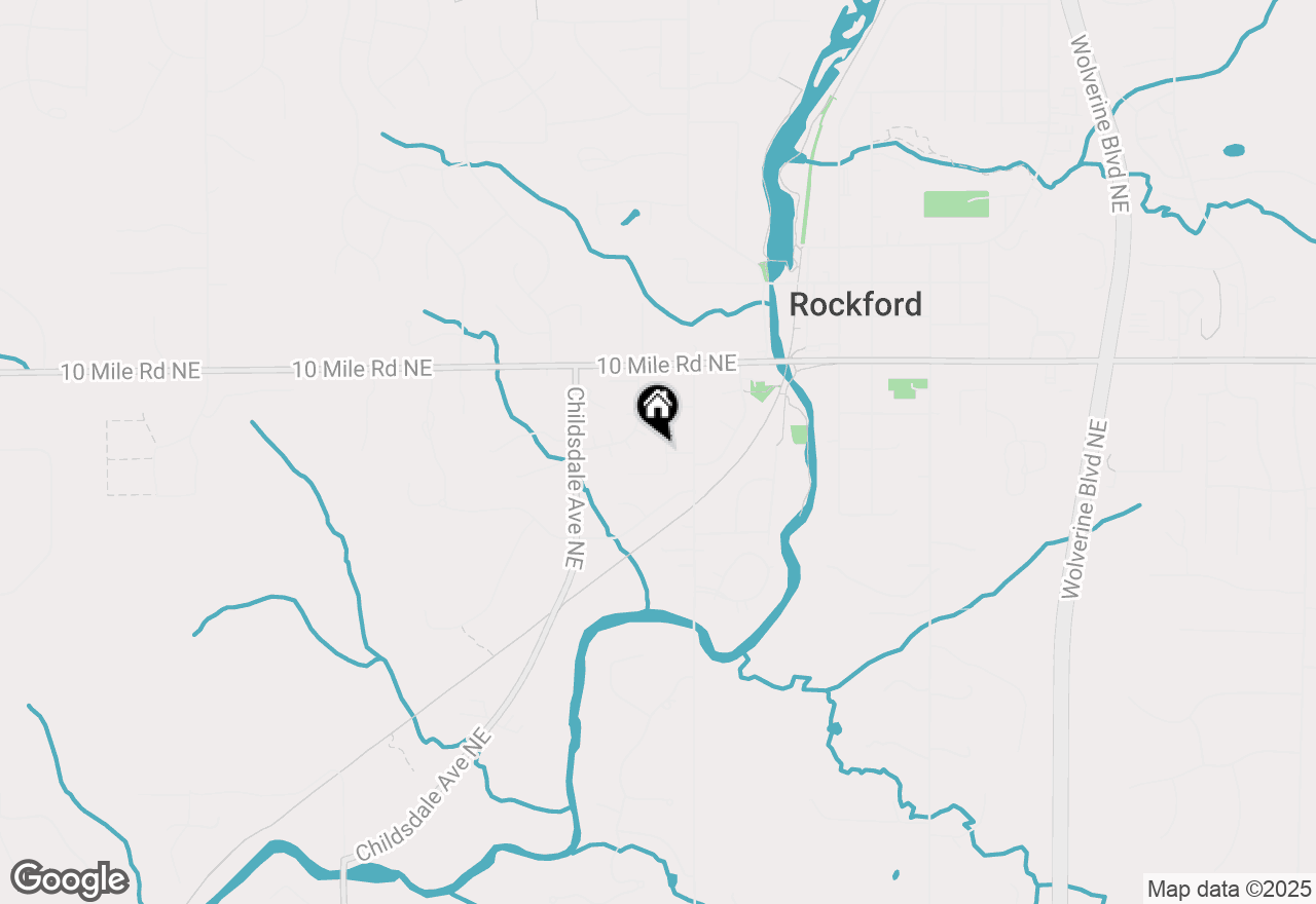 Map of 187 Rollingwood Drive, Rockford, MI 49341