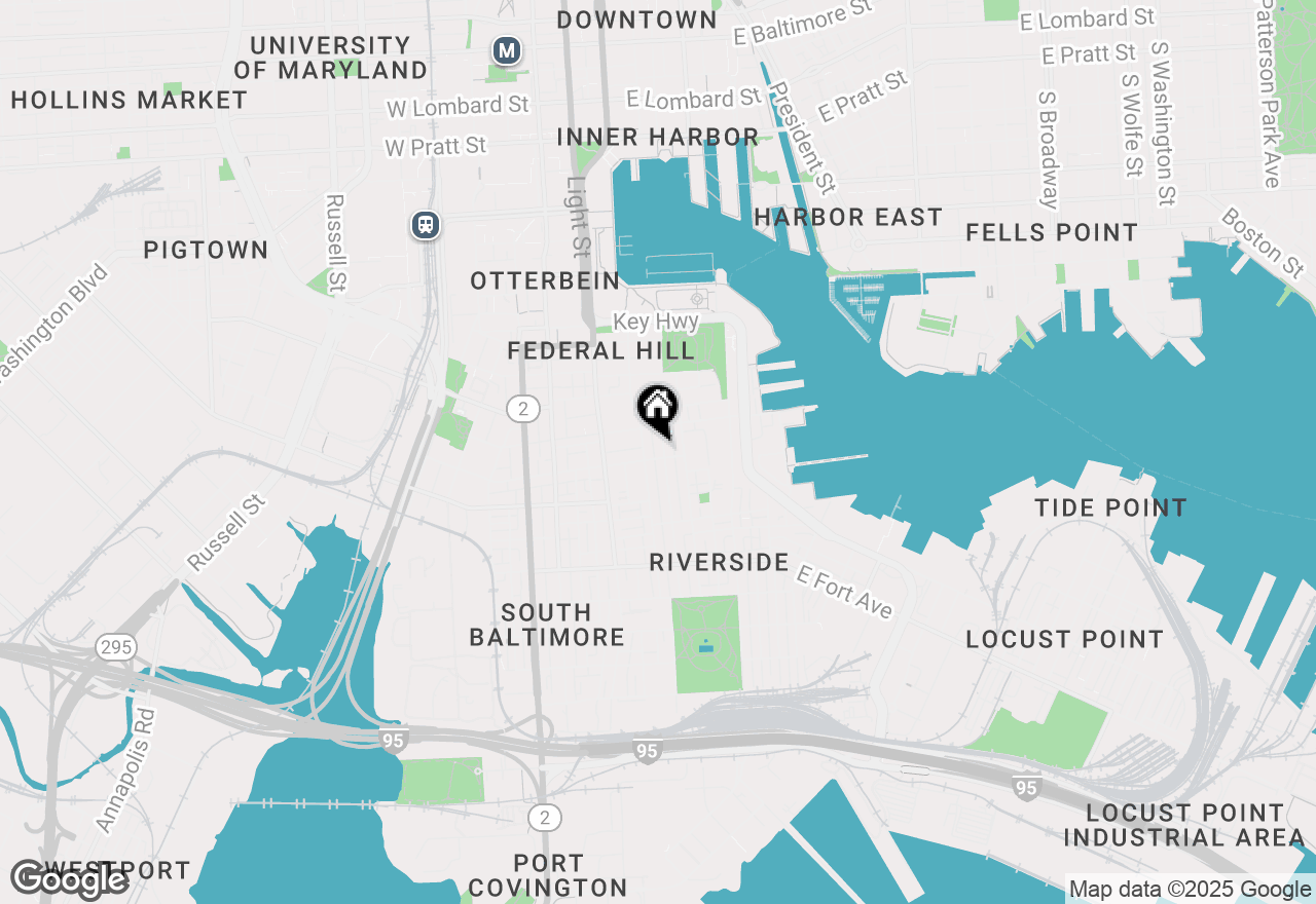 Map of 1134 Battery Avenue, Baltimore, MD 21230