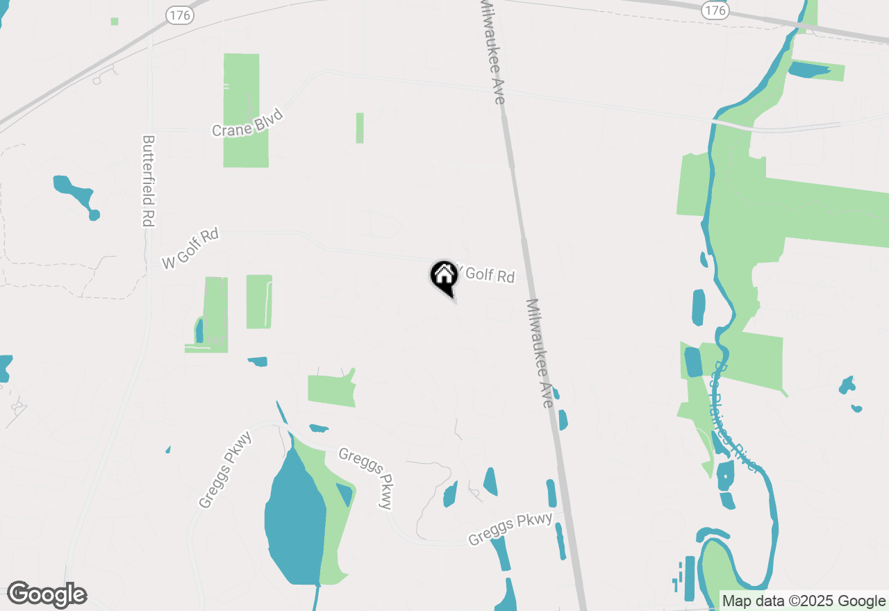 Map of 1041 Tamarack Lane, Libertyville, IL 60048