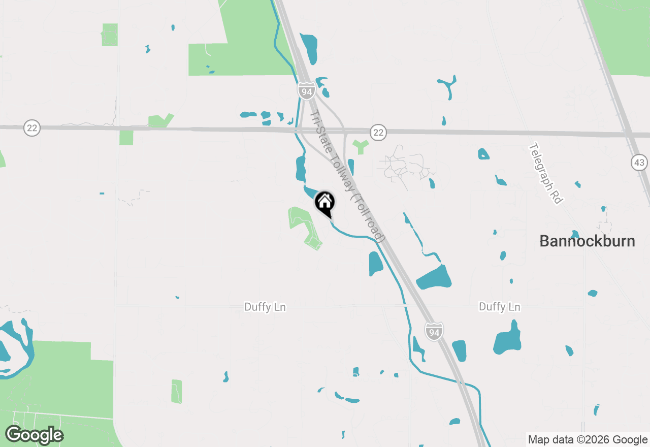 Map of 17 Sommerset Lane, Lincolnshire, IL 60069