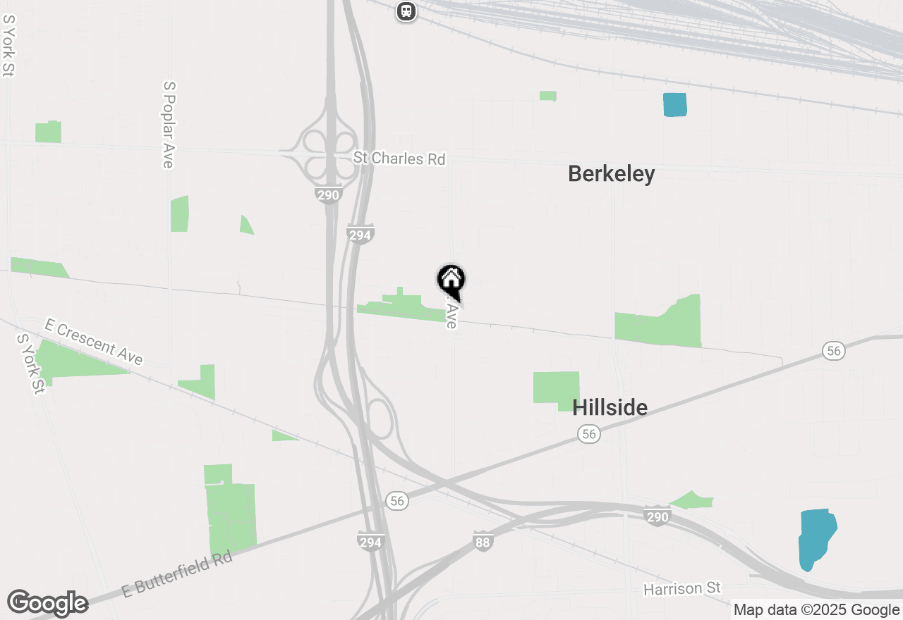 Map of (Address confidential), Berkeley, Illinois 60163