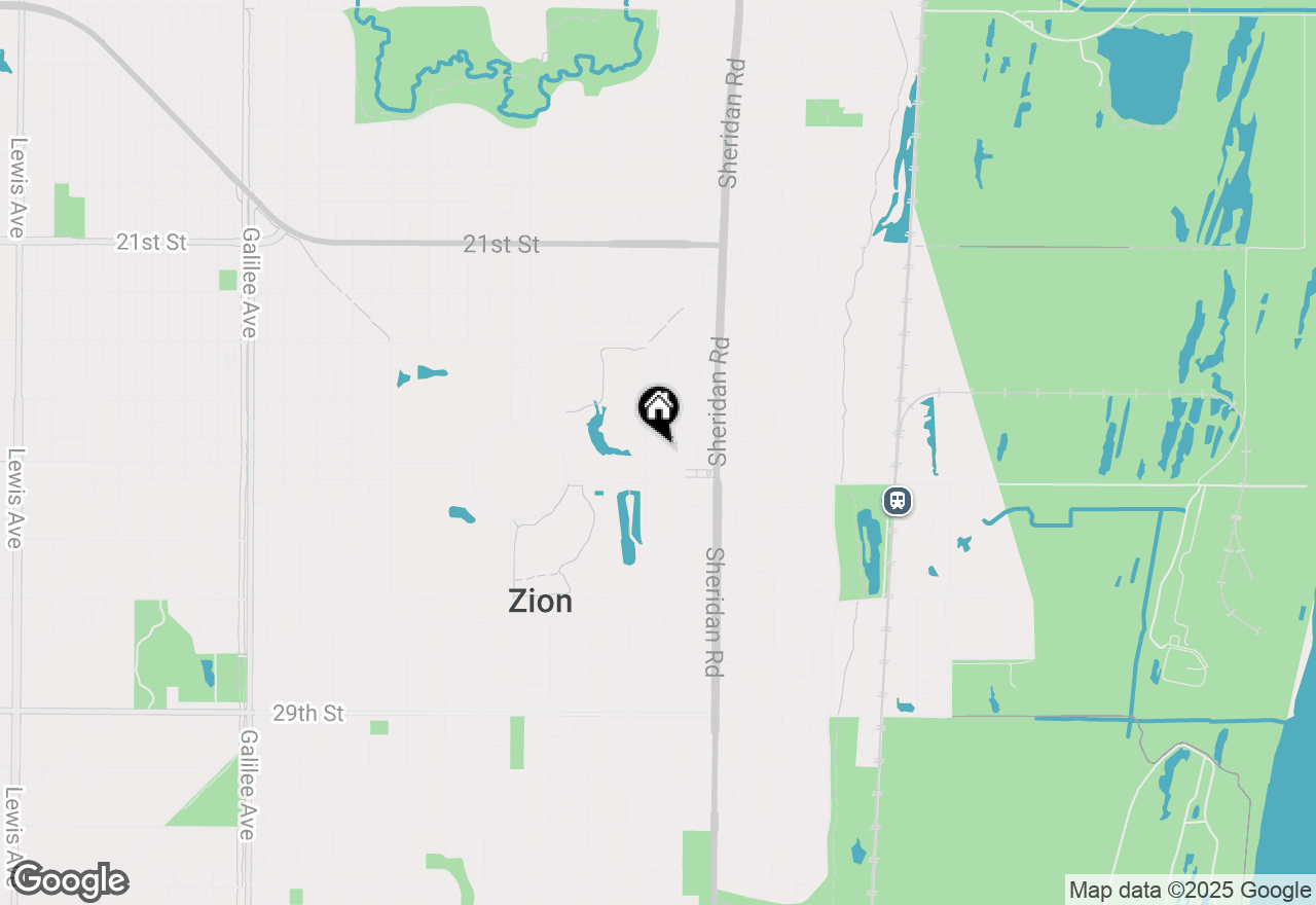 Map of 1314 Shiloh Boulevard, Zion, IL 60099