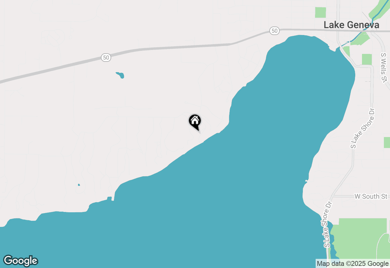 Map of N2454 Forest Rest Ln, Lake Geneva, WI 53147