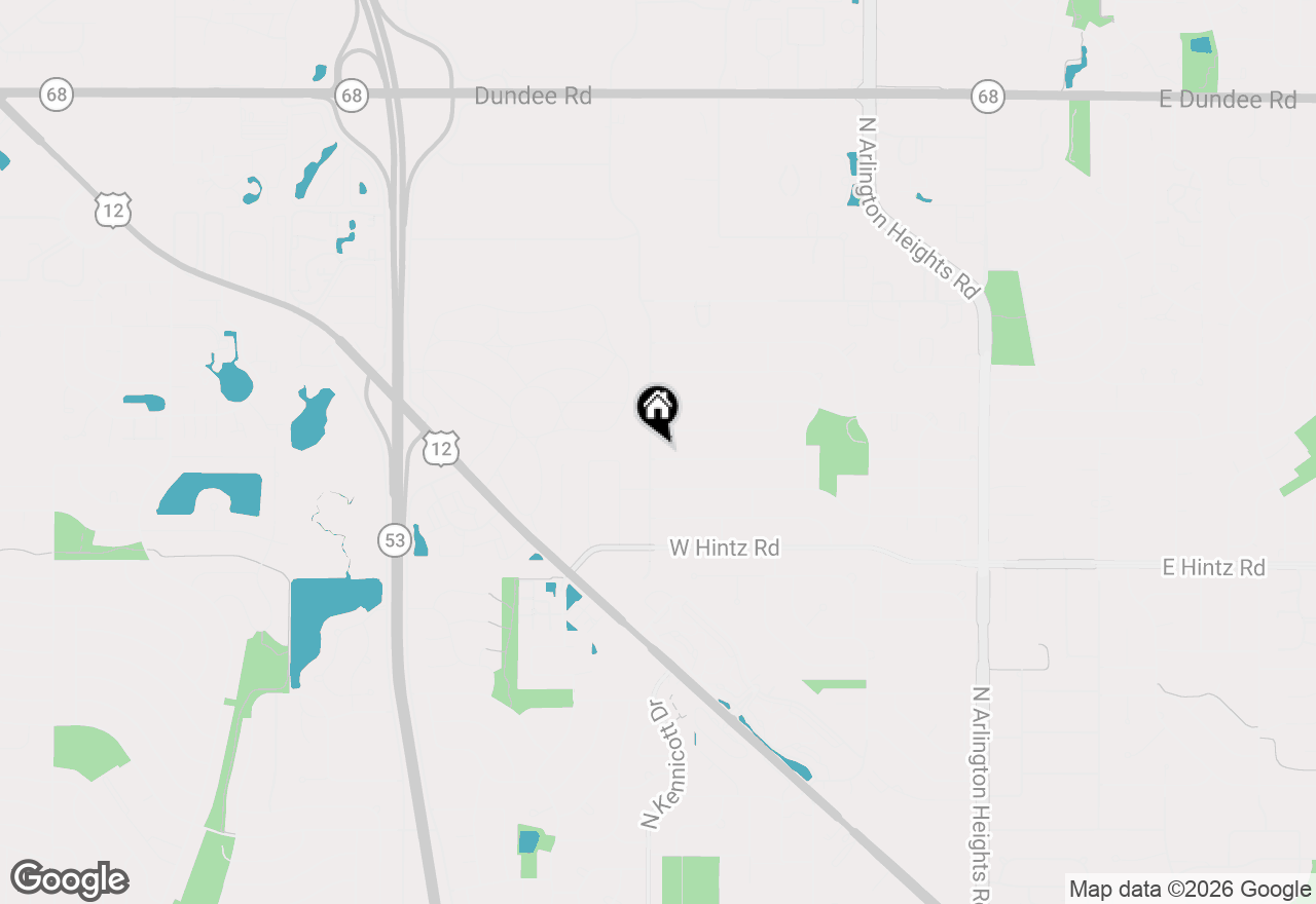 Map of 2819 N Kennicott Avenue, Arlington Heights, IL 60004