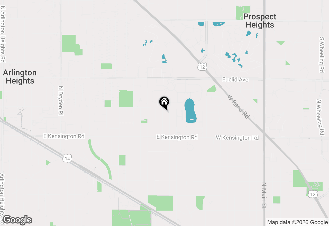 Map of 2405 E Miner Street, Arlington Heights, IL 60004