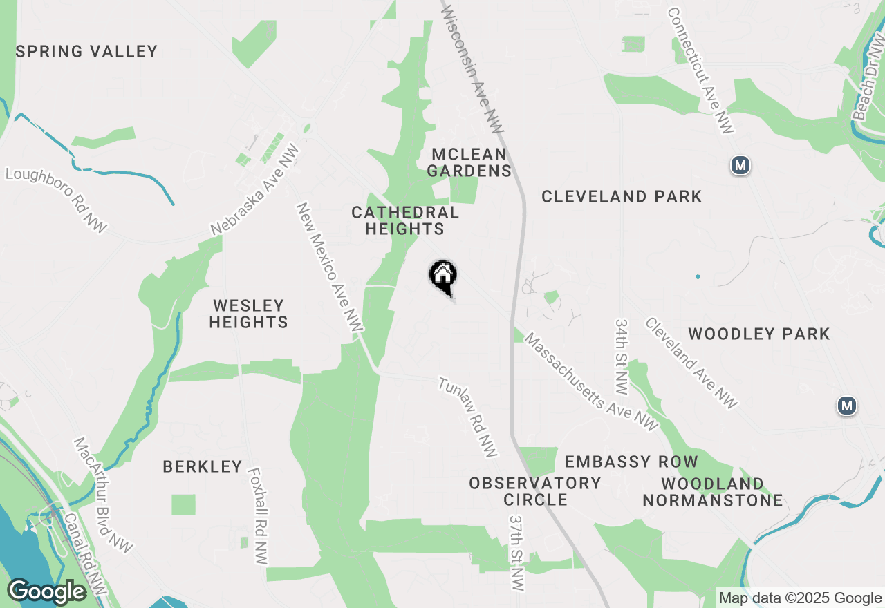 Map of 3901 Cathedral Avenue Nw #201, Washington, DC 20016