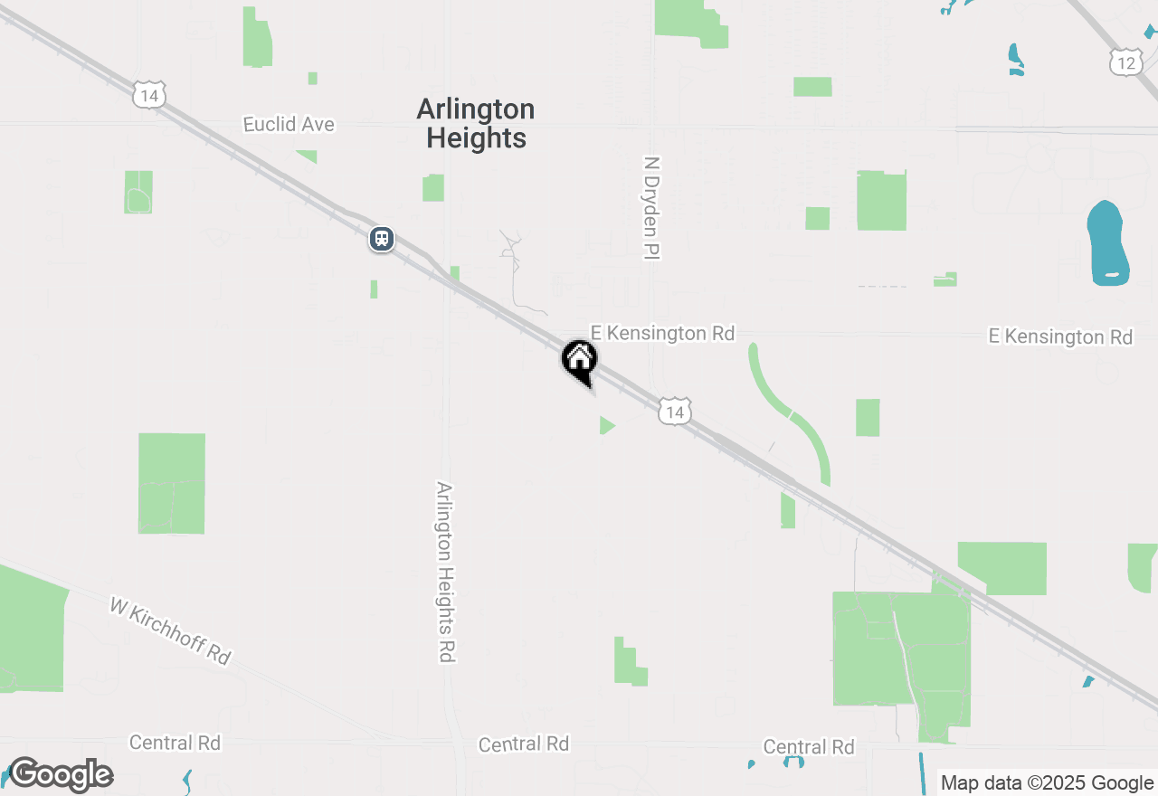 Map of 700 E Lynden Lane, Arlington Heights, IL 60005