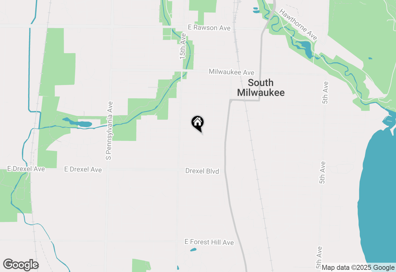 Map of 1333 Marion Ave, South Milwaukee, WI 53172