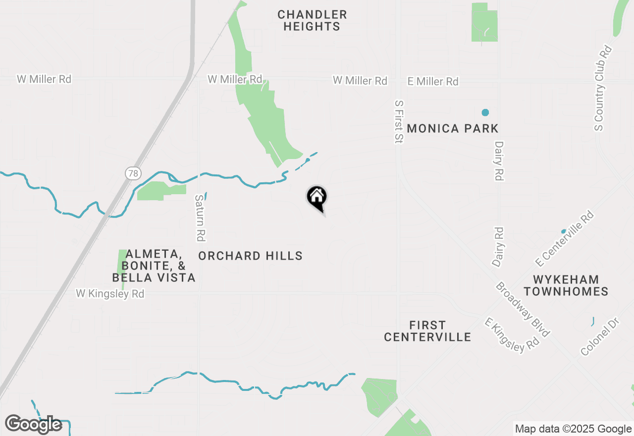 Map of 2702 S Glenbrook Drive, Garland, TX 75041