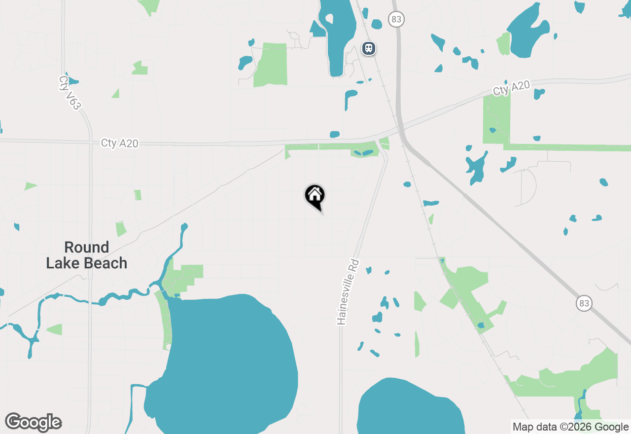 Map of 1414 North Avenue, Round Lake Beach, IL 60073