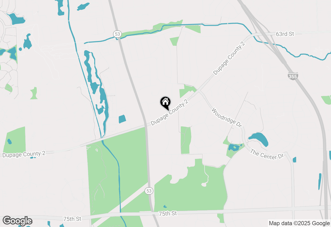 Map of 6812 Wainwright Drive, Woodridge, IL 60517