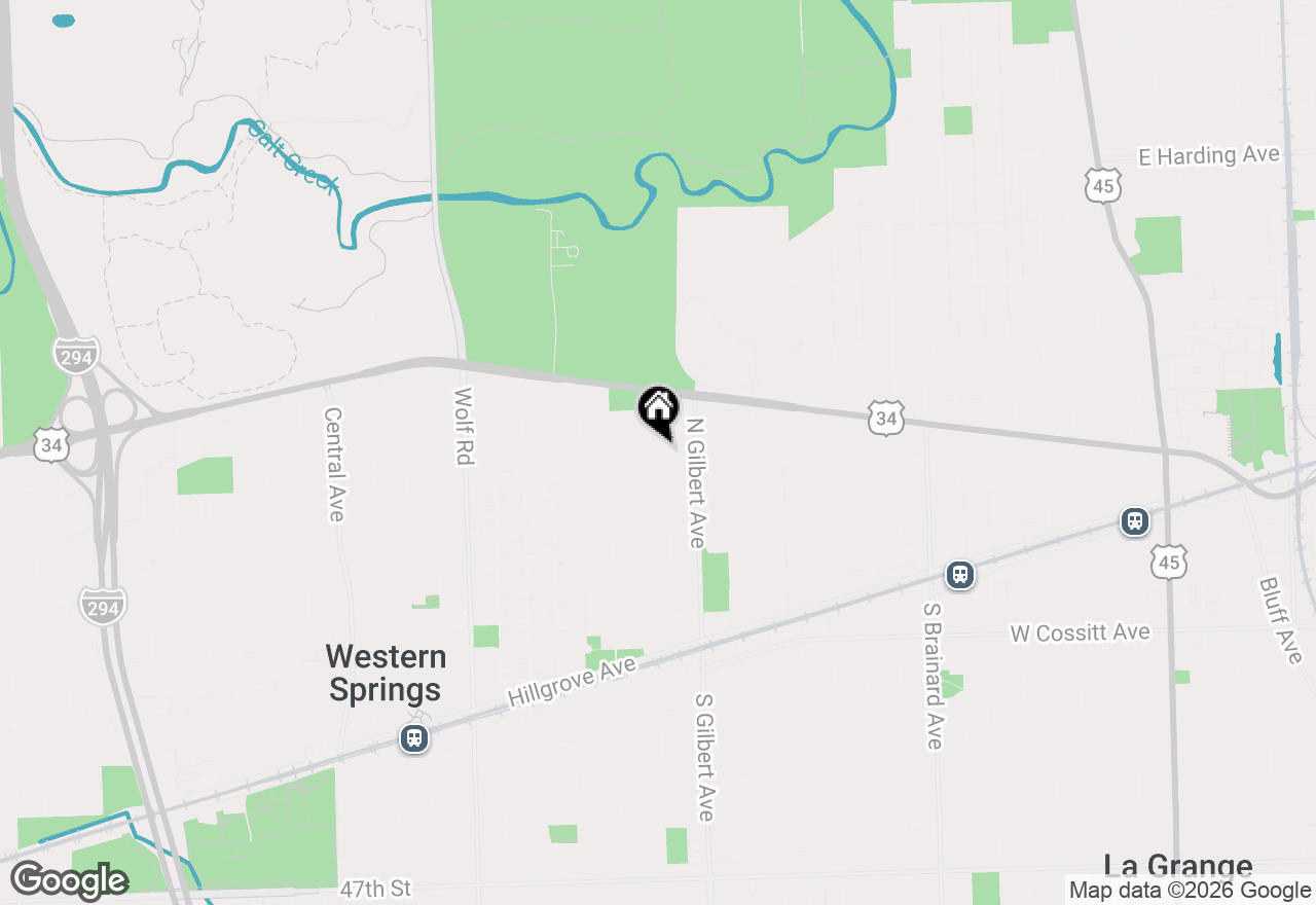Map of 3934 Harvey Avenue, Western Springs, IL 60558