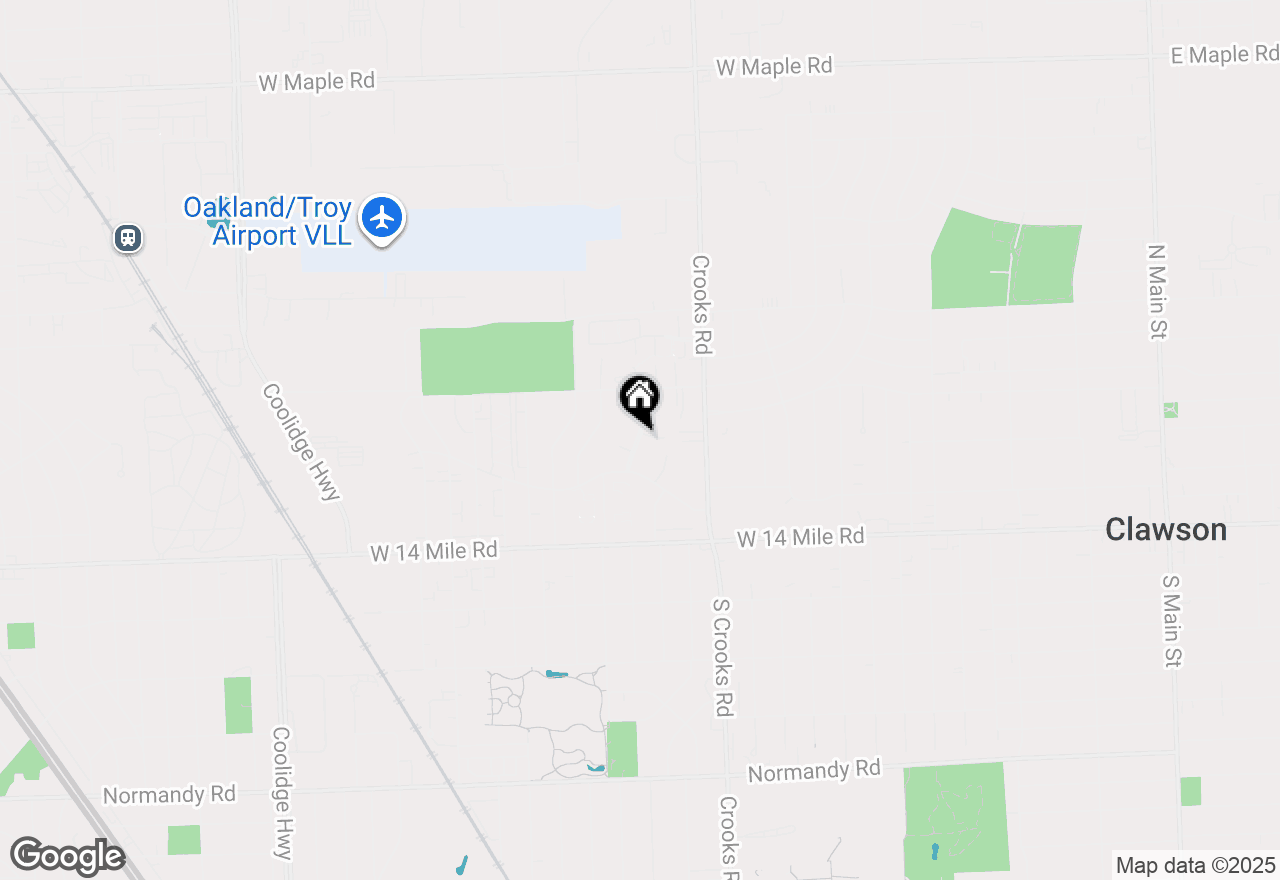 Map of 4909 Coventry Street #287, Royal Oak, MI 48073