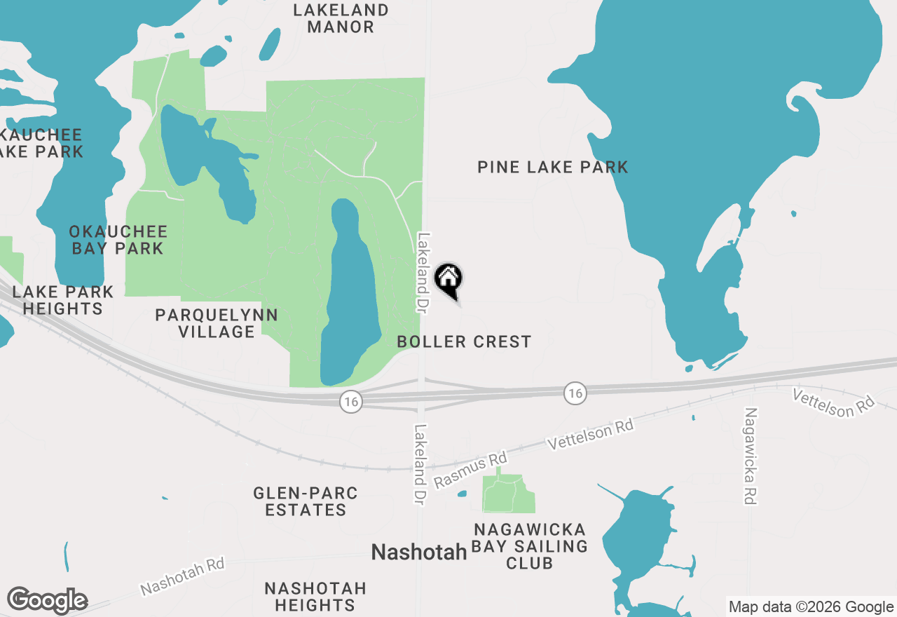 Map of W329N4791 Elderwood Dr, Nashotah, WI 53058
