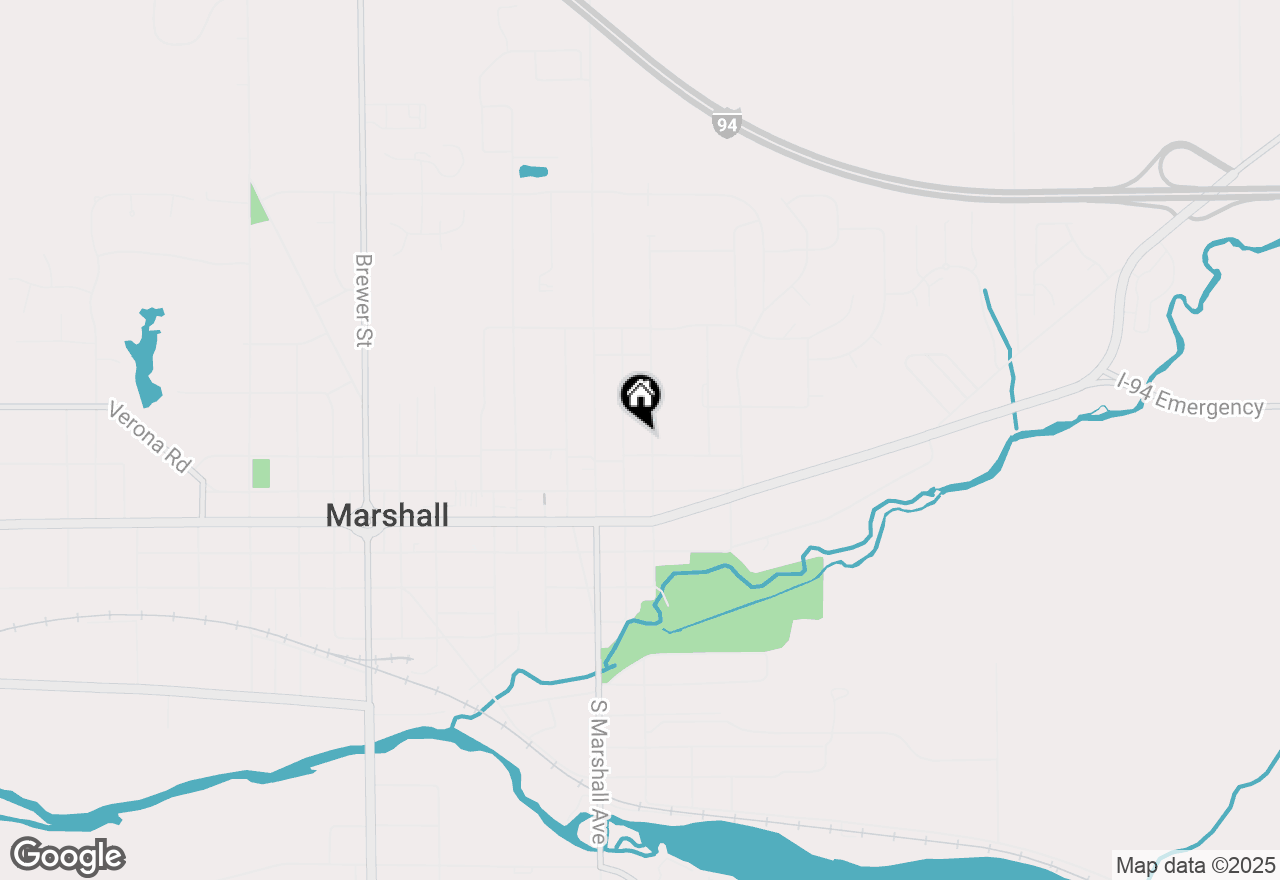 Map of 619 E Prospect Street, Marshall, MI 49068