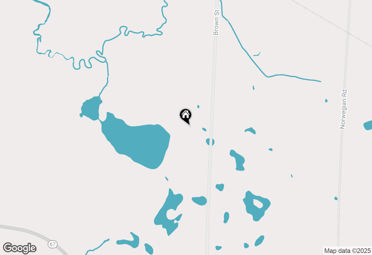 Map of N76W36207 Saddlebrook Ln, Oconomowoc, WI 53066