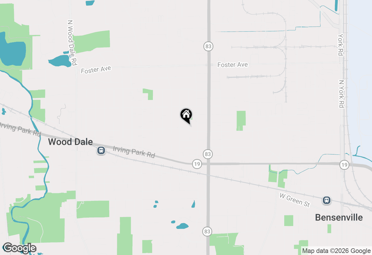 Map of 306 Poplar Avenue, Bensenville, IL 60106