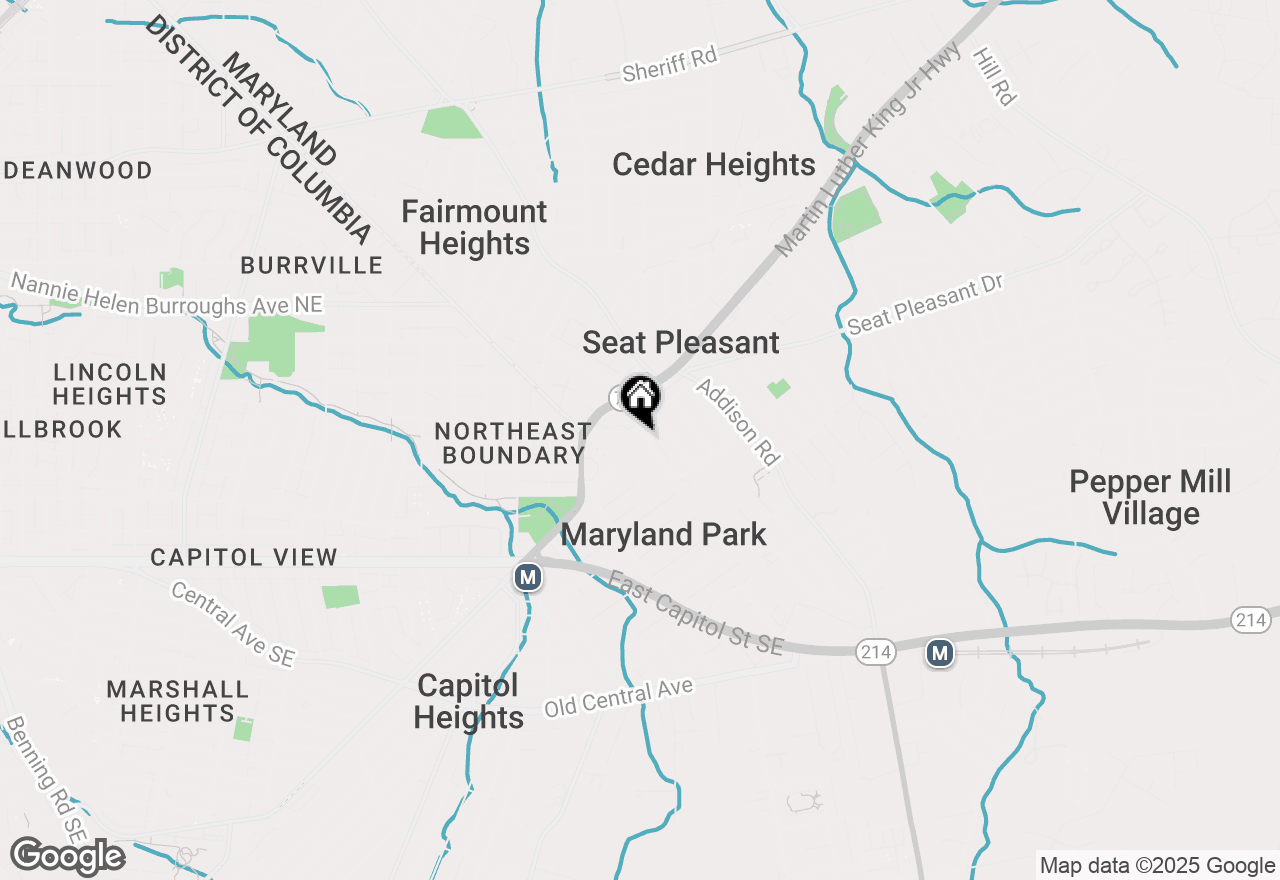 Map of 510 67th Place, Capitol Heights, MD 20743