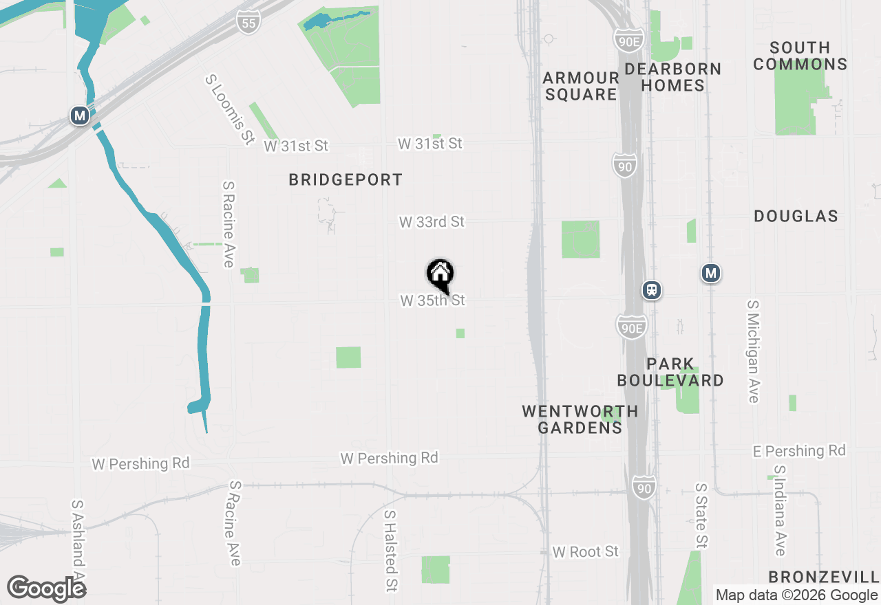 Map of 3500 S Lowe Avenue, Chicago, IL 60609