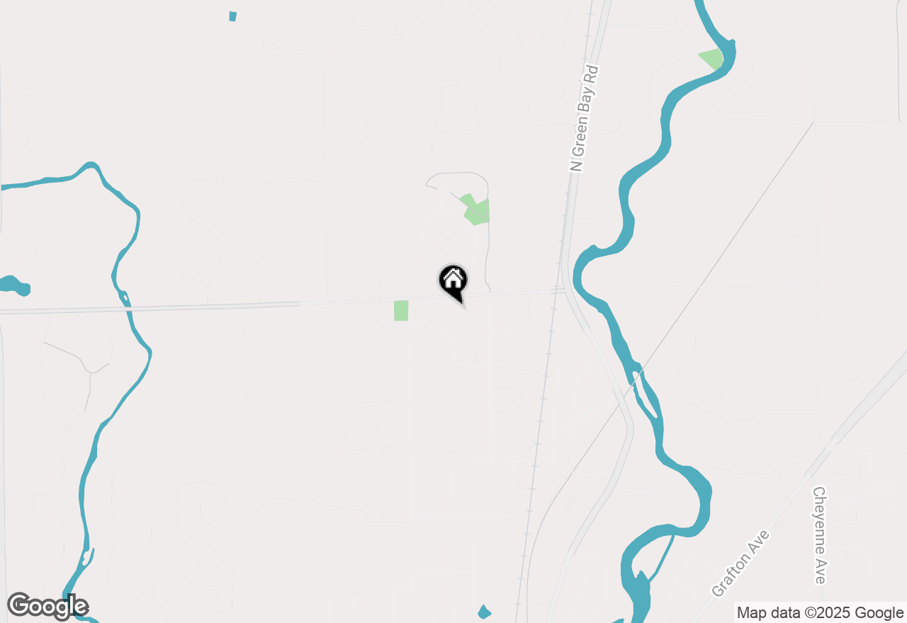 Map of 715 Cedar Creek Rd, Grafton, WI 53024