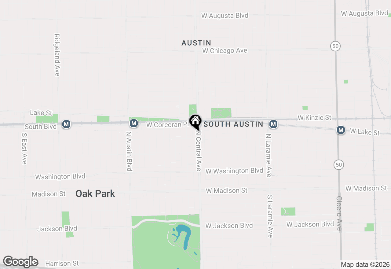 Map of 312 N Central Avenue #209, Chicago, IL 60644