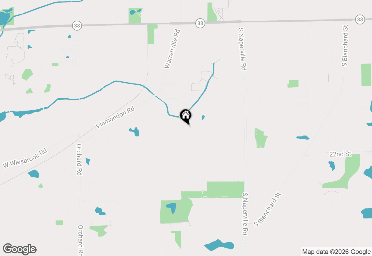 Map of 1561 Hawthorne Lane, Wheaton, IL 60189