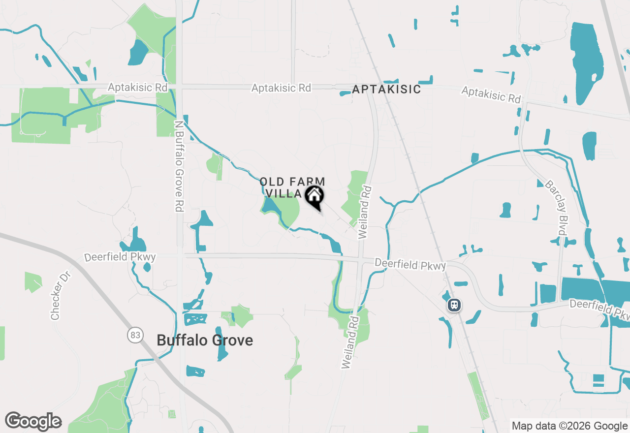 Map of 1239 S Wellington Court #1239, Buffalo Grove, IL 60089