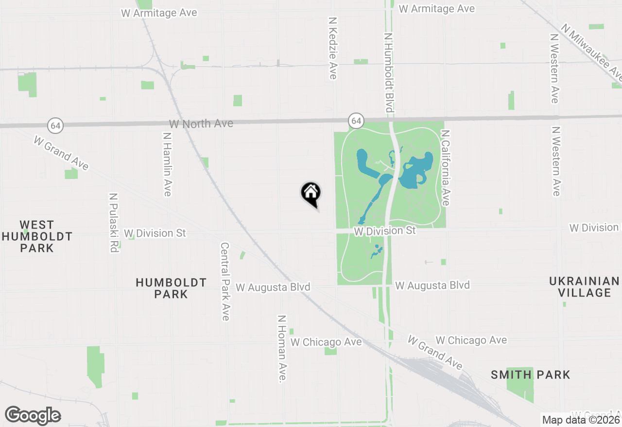 Map of 3252 W Crystal Street #2, Chicago, IL 60651