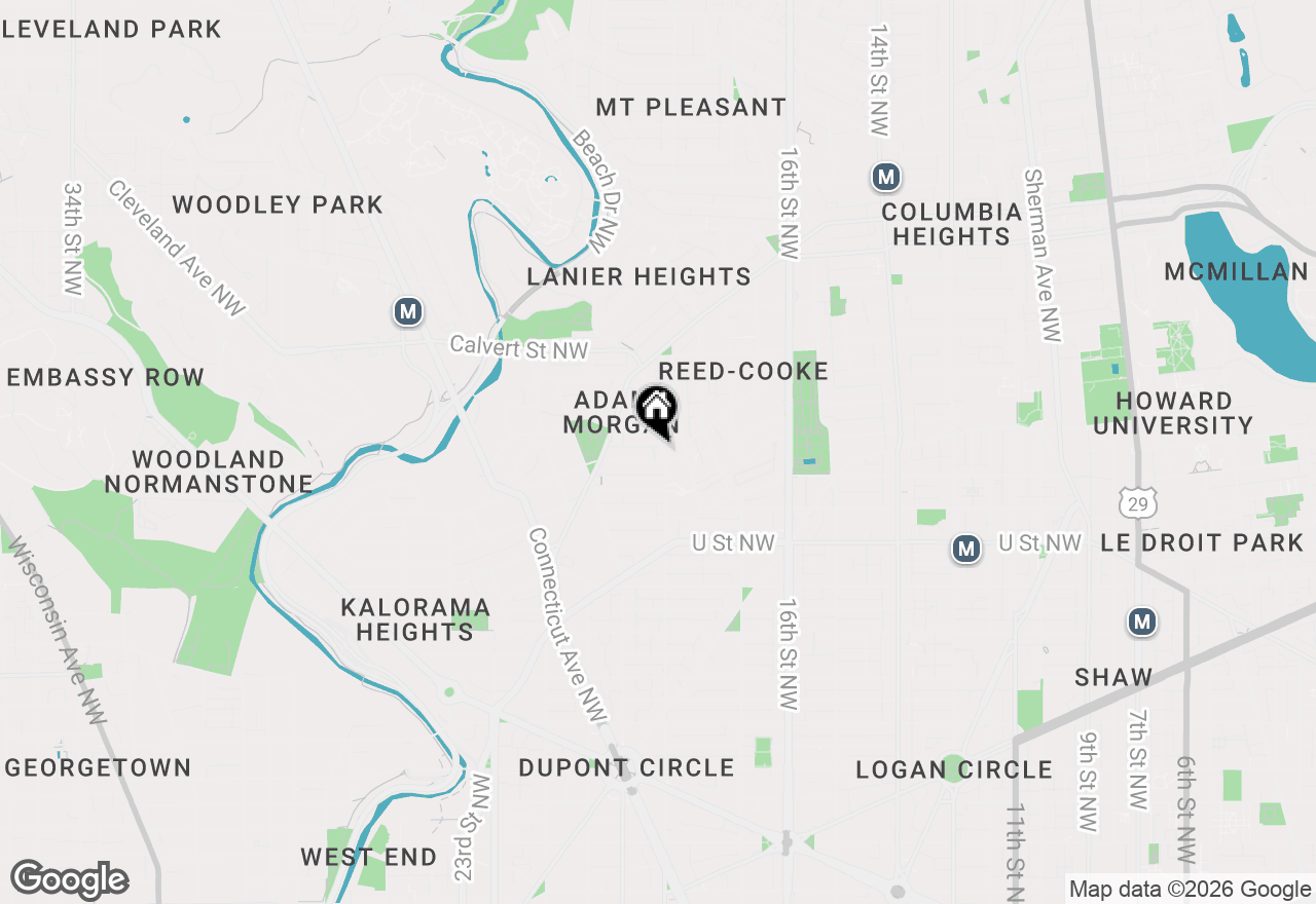 Map of 2300 18th Street Nw #301, Washington, DC 20009