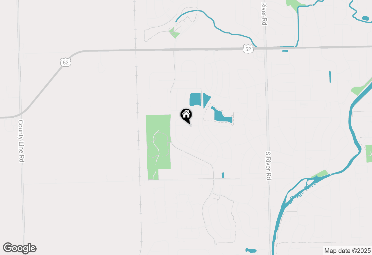 Map of 1621 Patriot Street, Shorewood, IL 60404